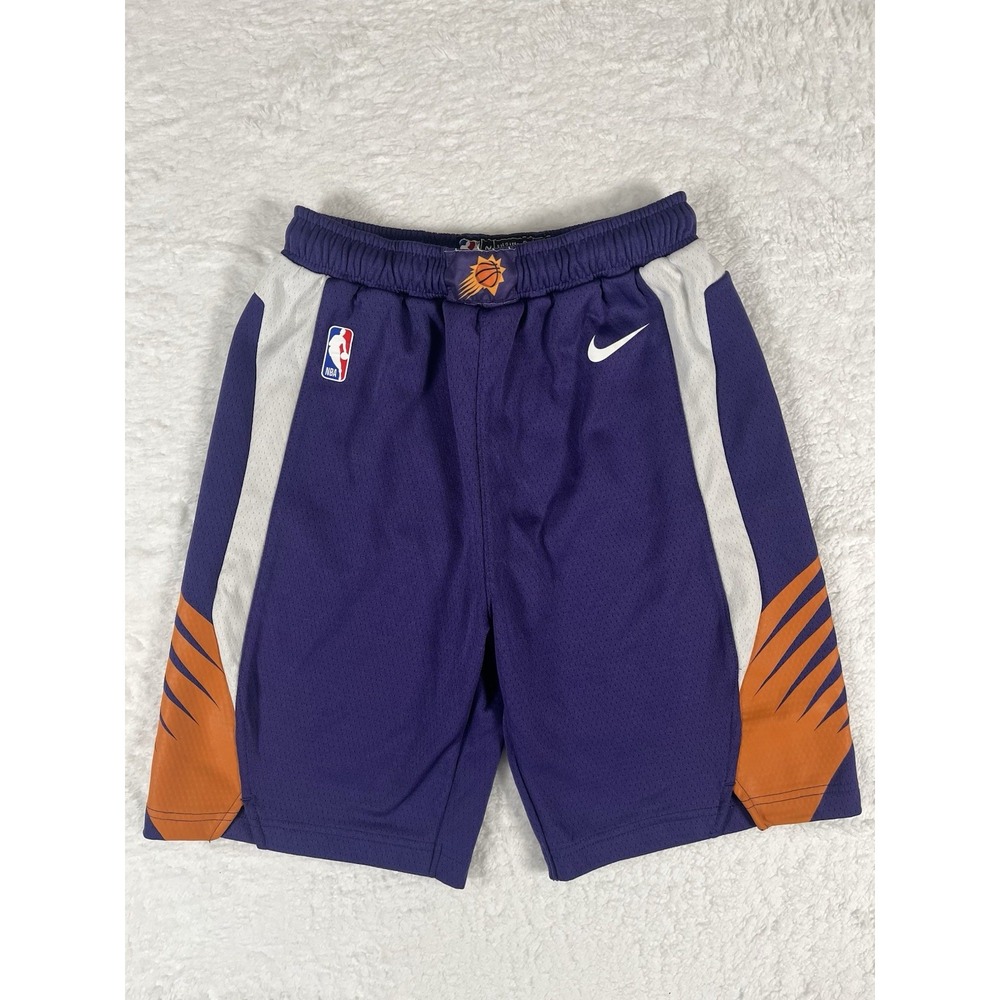 Nike Phoenix Suns‎ NBA Icon Edition Basketball Shorts Purple Youth Sz M